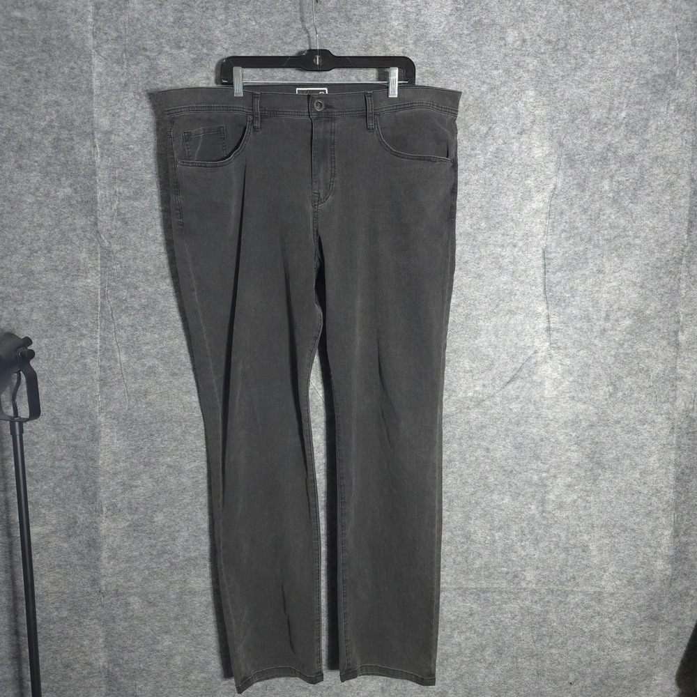 Travis Mathew Pants Mens 40 Grey Straight Leg Golf Casual Stretch Denim 15707